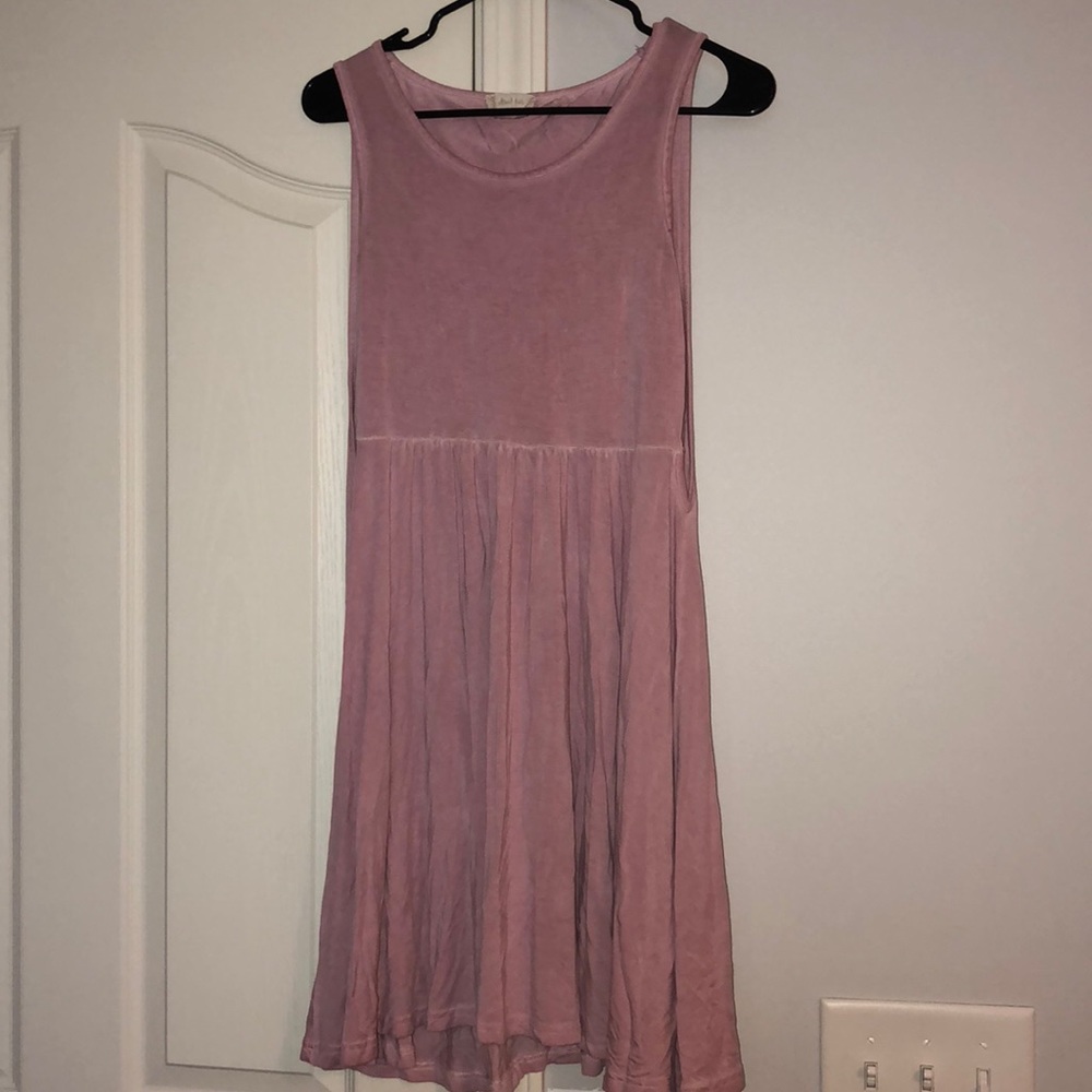 light pink dress